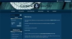 Desktop Screenshot of cordagesgautier.com