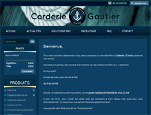 Tablet Screenshot of cordagesgautier.com